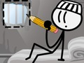 Lojë Dop Stickman Ikë nga Burgu në internet