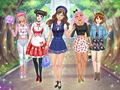 Lojë Veshje Anime në Shkollë të Lartë në internet