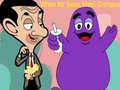Lojë Kur zoti Bean takon Grimace në internet