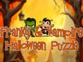 Lojë Franky & Vampirë Puzzle Halloween në internet