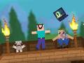 Lojë Noob: Mbijetesa në Terraria në internet