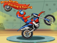 Lojë Moto Stunts Të drejtuarit dhe Garat në internet