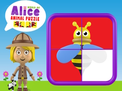Lojë Bota e Puzzles e Kafsheve te Alice në internet