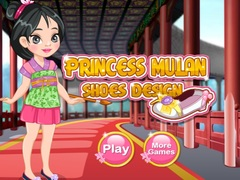 Lojë Dizajni i këpucëve të princeshës Mulan në internet