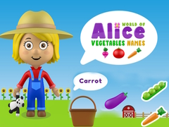 Lojë Bota e Emrave të Perimeve të Alice në internet