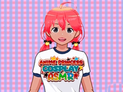 Lojë Anime Princeshë Cosplay ASMR në internet