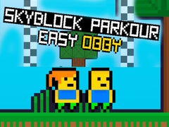 Lojë Skyblock Parkour E Lehtë Obby në internet