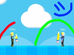 Lojë Vizato Obby në internet