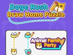Lojë Doge Rush: Vizato Shtëpiën Puzzle në internet