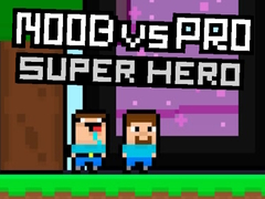 Lojë Noob kundër Pro Superheroit në internet