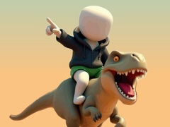 Lojë Stickman. Arena e Dinosave në internet