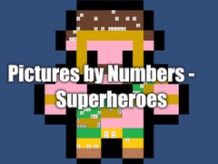 Lojë Imazhe sipas Numrave - Superheronj në internet