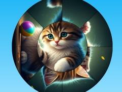 Lojë Pazulli Rreth: Grumbullo Shkrepse me Kittens të Bukur në internet