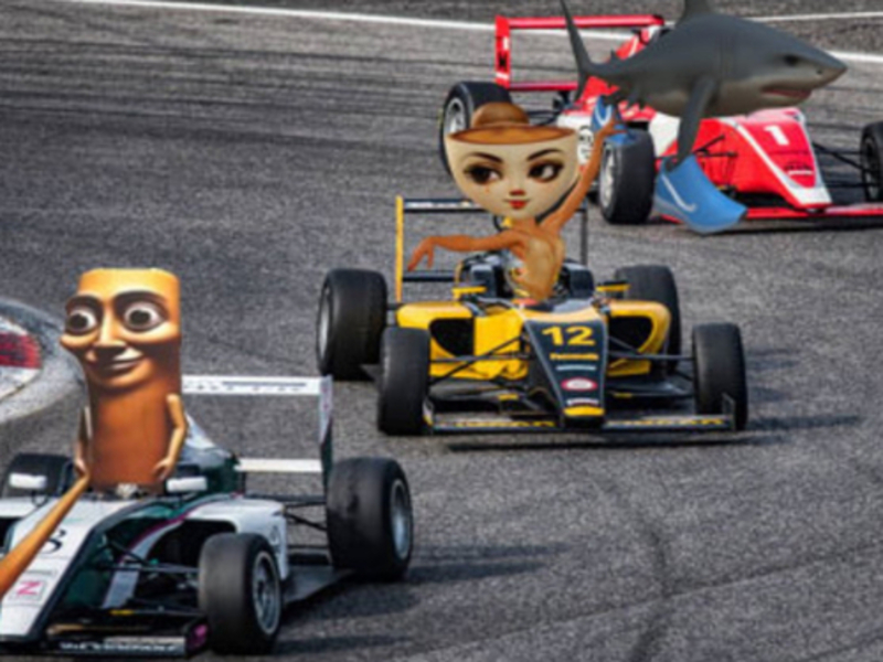 Lojë Brainrot Tung Tung Racing në internet