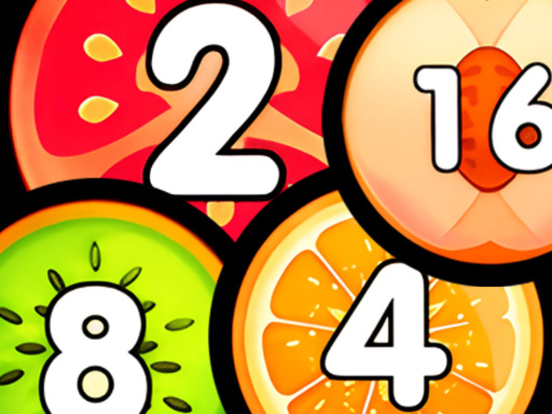 Lojë Bashkoni Topat Shooter 2048 Lidhni frutat në internet