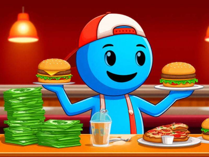 Lojë Simulatori i Restorantit: Burgers & Pizza në internet