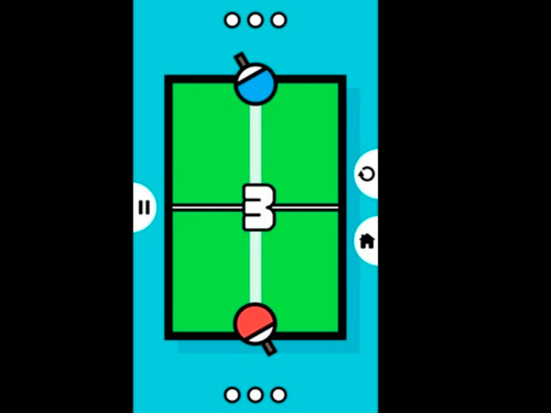 Lojë Tabela e tenisit ping pong 2d në internet