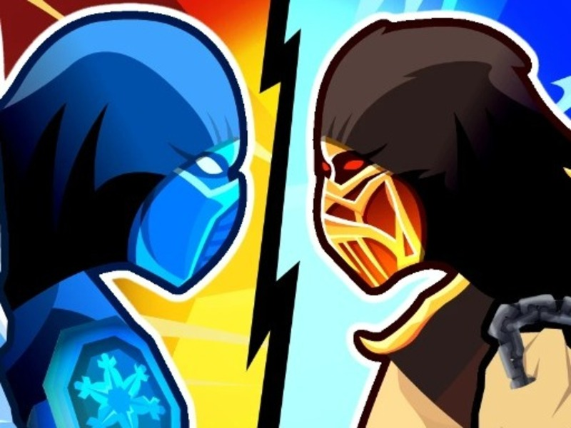 Lojë Stickman Kombat 2D në internet