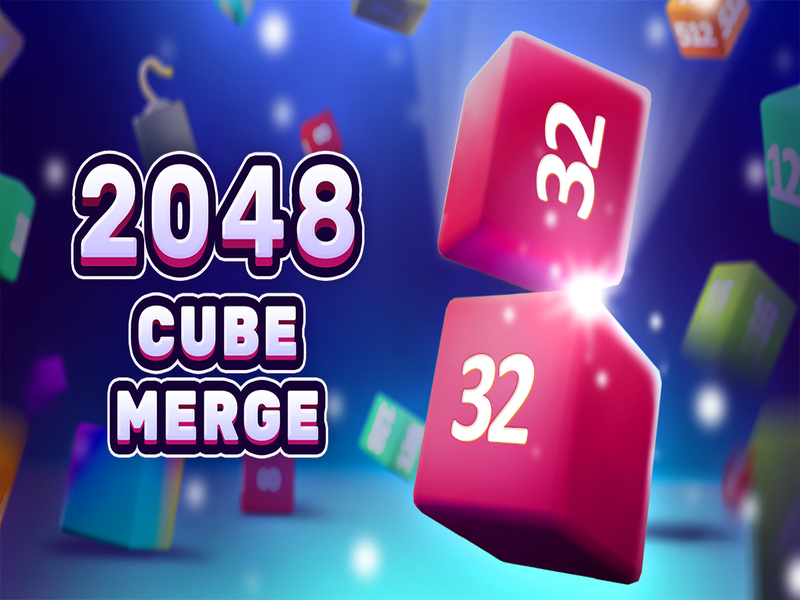 Lojë 2048 KUBE MERGE në internet