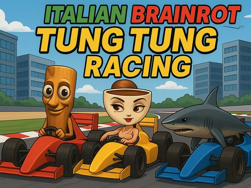 Lojë Racing Tung Tung Brainrot Italian në internet