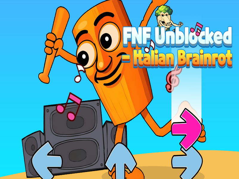 Lojë FNF zhbllokuar trurin italian në internet