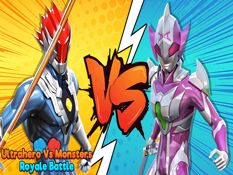 Lojë Ultrahero vs Monsters Royale Beteja në internet