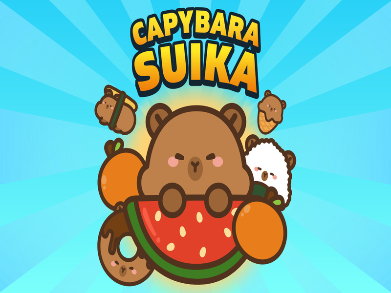 Lojë Suika capybara në internet
