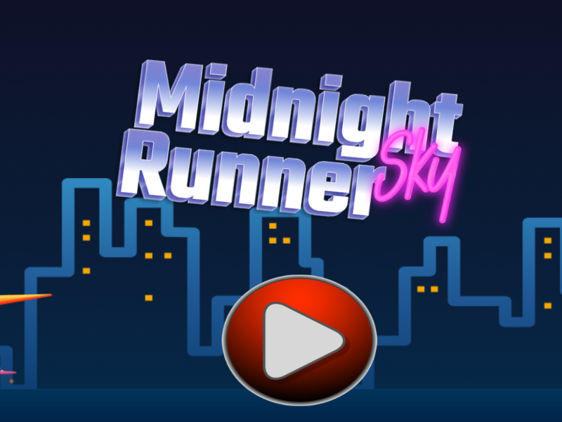 Lojë Midnight Sky Runner në internet