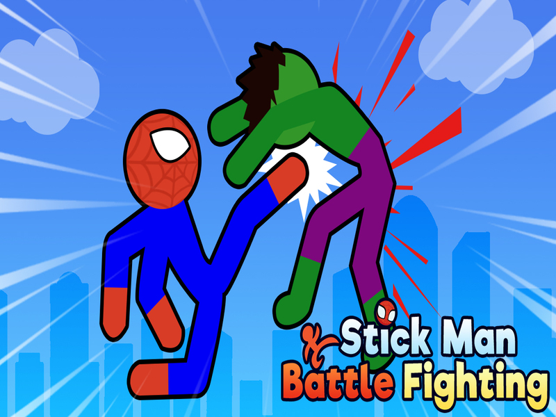 Lojë Stick Man Battle Luftimi në internet
