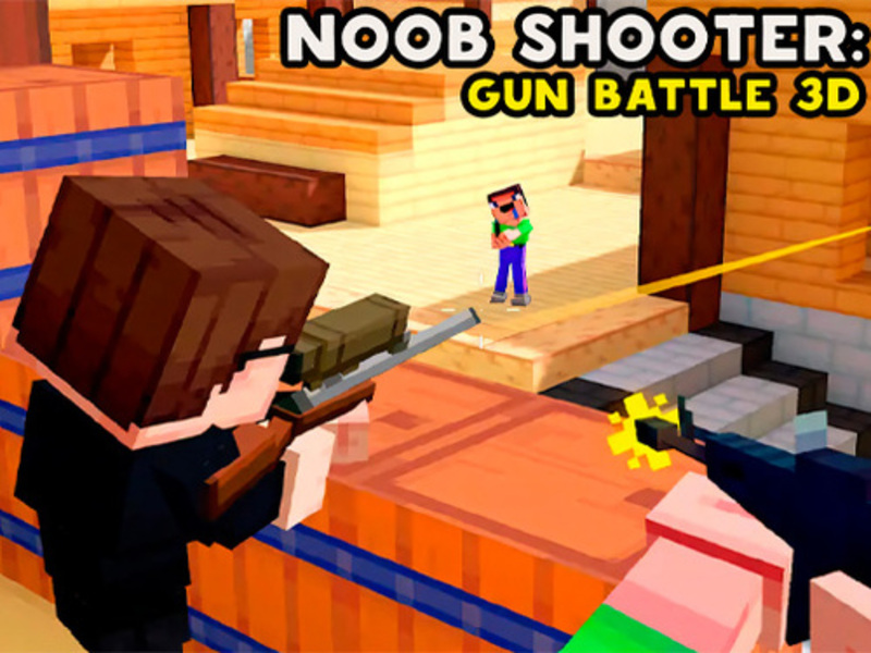 Lojë Revole noob: Beteja me armë 3D në internet