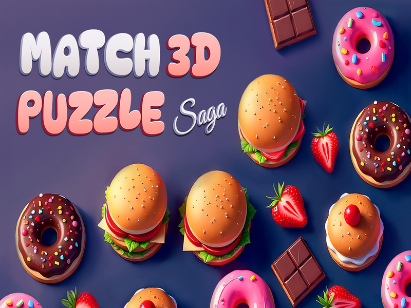 Lojë Përputhni Sagën e Puzzle 3D në internet
