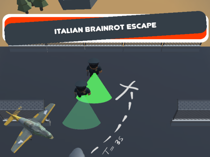 Lojë Arratisja Italiane Brainrot në internet