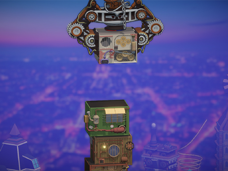 Lojë Ndërtues i Kullës Steampunk në internet