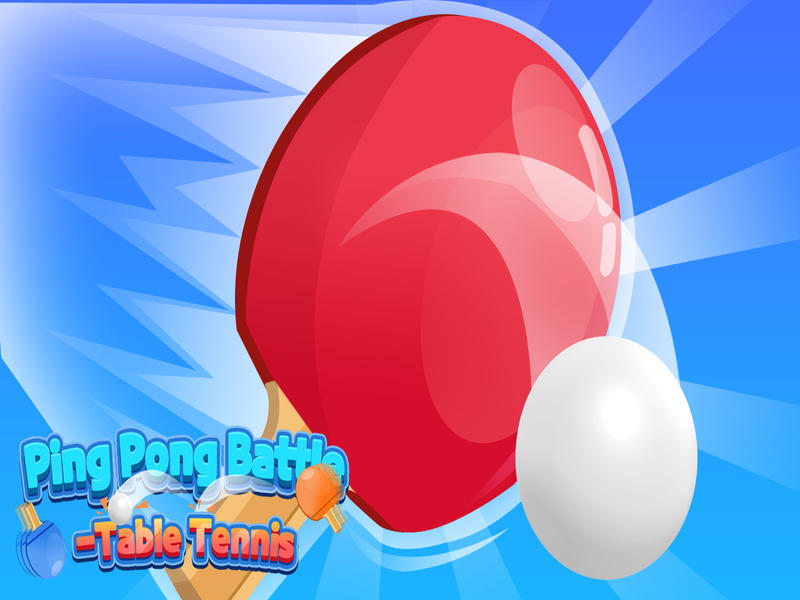 Lojë Ping pong pong tavolinë e betejës në internet